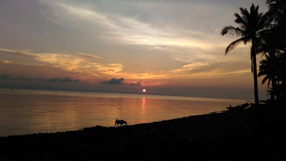 Lucio scouting ahead.