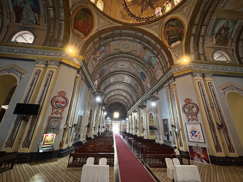 Interior of Basilican de San Sebastian